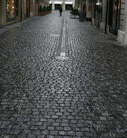 above, ambient light, day, diffuse, diffused light, elevated, natural light, pavement, street, Switzerland, winter