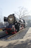 day, eye level view, Krakow, Malopolskie, pavement, Poland, railway, sunny, train, winter