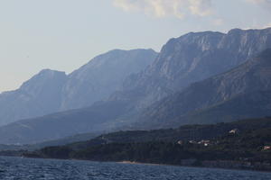 coastline, Croatia, day, eye level view, Makarska, mountain, seascape, Splitsko-Dalmatinska, summer