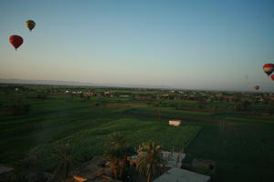 aerial view, balloon, dusk, East Timor, Egypt, Egypt, palm, vegetation