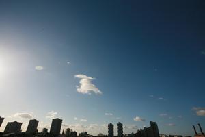 3-point perspective, cityscape, clear, day, elevated, England, London, sky, The United Kingdom, urban