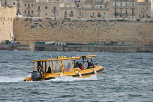 autumn, boat, day, diffuse, diffused light, eye level view, Malta, natural light, seascape