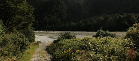 day, eye level view, mountain, New Zealand, Otago, river, summer, sunlight, sunny, sunshine