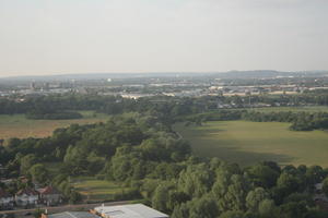 aerial view, city, day, England, London, summer, sunny, The United Kingdom, woodland