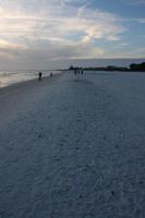 beach, eye level view, Florida, Sarasota, seascape, sunny, sunset, sunshine, The United States, winter