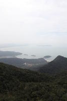 coastline, day, elevated, forest, Kedah, Malaysia, mountain, overcast, vegetation