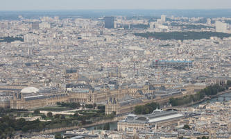 aerial view, autumn, city, cityscape, day, diffuse, diffused light, France, Ile-De-France, Paris