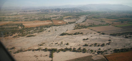 aerial view, agriculture, day, field, Ica, mountain, natural light, Nazca, Peru, sunny