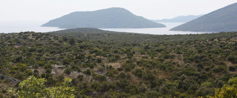 autumn, Croatia, day, diffuse, diffused light, elevated, mountain, shrubland