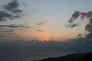 Canarias, cloud, dusk, elevated, evening, Las Palmas, seascape, sky, Spain, sunset