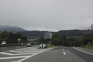 autumn, day, diffuse, diffused light, eye level view, natural light, overcast, road, Switzerland