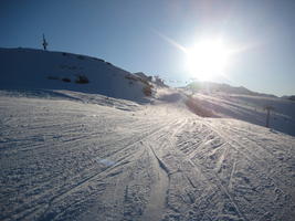 day, eye level view, Italia , mountain, natural light, Piemonte, ski lift, slope, snow, sunny