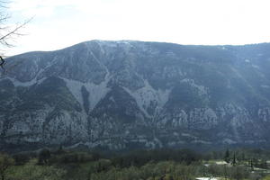 day, eye level view, France, Greolieres, mountain, Provence Alpes Cote D