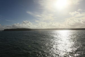 Australia, clear, dusk, eye level view, New South Wales, seascape, sky, summer, sun, Sydney