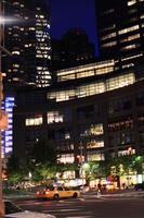 artificial lighting, building, evening, eye level view, Manhattan, New York, street, The United States