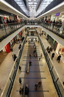 artificial lighting, elevated, indoor lighting, interior, Krakow, Malopolskie, Poland, shop, shopfronts, shopping centre