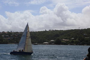 Australia, boat, day, eye level view, New South Wales, seascape, summer, sunny, Sydney, yacht