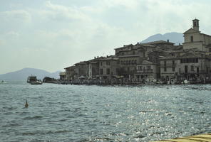 day, eye level view, Italia , lake, Lombardia, Monte Isola, mountain, summer, sunny, village