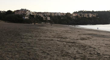 autumn, beach, California, eye level view, San Francisco, sunset, The United States