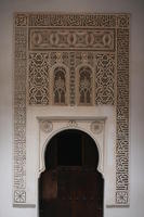 autumn, day, door, eye level view, Marrakech, Marrakesh, Morocco, ornament, wall