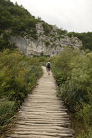 bridge, Croatia, day, decking, diffuse, diffused light, eye level view, Karlovacka, natural light, reed, shrub, summer