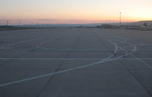 airport, dusk, elevated, England, London, natural light, spring, The United Kingdom