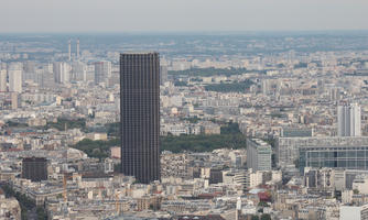 aerial view, autumn, city, cityscape, day, diffuse, diffused light, France, Ile-De-France, Paris