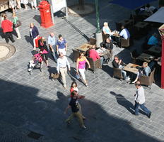 above, casual, caucasian, day, group, people, street, summer, sunny, The Netherlands, Utrecht, Utrecht, walking