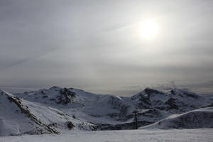 day, dusk, elevated, Italia , mountain, natural light, sky, snow, sun, Veneto