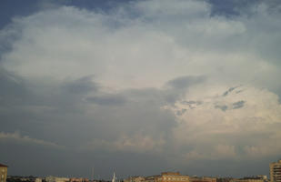 afternoon, cloud, Croatia, Cumulonimbus, day, eye level view, open space, overcast, overcast, sky, summer, Zadarska