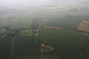 aerial view, day, field, overcast, The United Kingdom