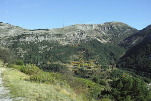 autumn, bright, day, elevated, France, mountain, Provence Alpes Cote D