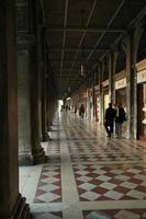 architecture, building, ceiling, column, corridor, day, eye level view, floor, Italia , Veneto, Venice, winter