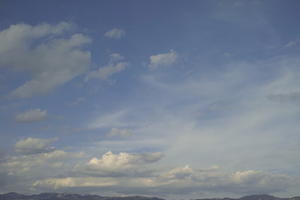 afternoon, blue, Cirrostratus, cloud, cloudy, Croatia, Cumulus, day, eye level view, open space, sky, summer, Zadarska