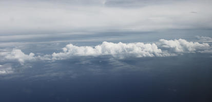 aerial view, Canarias, cloudscape, day, diffuse, diffused light, Spain