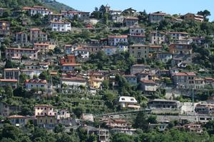 bright, Como, day, direct sunlight, eye level view, hill, Italia , Lombardia, summer, sunny, village