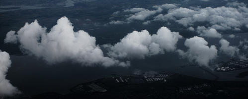 aerial view, cloud, overcast, overcast, sky