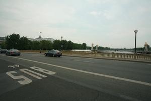 car, eye level view, France, Ile-De-France, overcast, Paris, pavement, road, sign, spring, transport