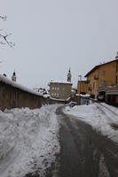 afternoon, ambient light, day, diffuse, diffused light, eye level view, Italia , natural light, overcast, road, snow, Veneto, winter