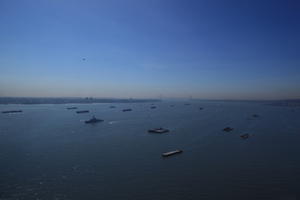 boat, day, elevated, Manhattan, New York, river, ship, The United States