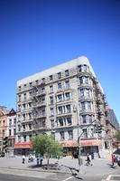 building, day, elevated, facade, Manhattan, New York, street, sunny, The United States, tree, vegetation