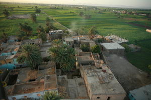 aerial view, building, dusk, East Timor, Egypt, Egypt, palm