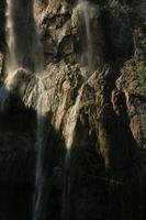 Croatia, day, eye level view, Karlovacka, mountain, sunny, waterfall