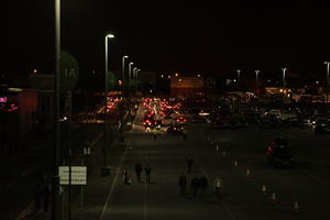 artificial lighting, elevated, England, London, night, parking, The United Kingdom