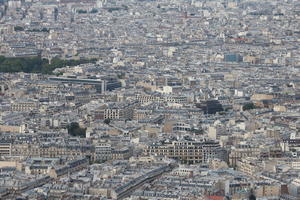 aerial view, autumn, city, cityscape, day, diffuse, diffused light, France, Ile-De-France, Paris