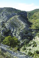 autumn, bright, canyon, day, elevated, France, mountain, Provence Alpes Cote D